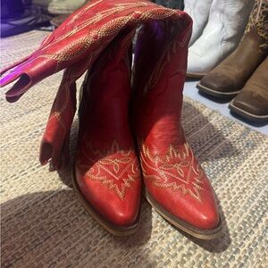 Red Western Cowboy Boots